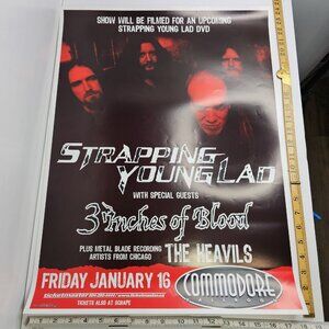 Strapping Young Lad Commodore Ballroom Poster Jan 16 Vancouver Canada